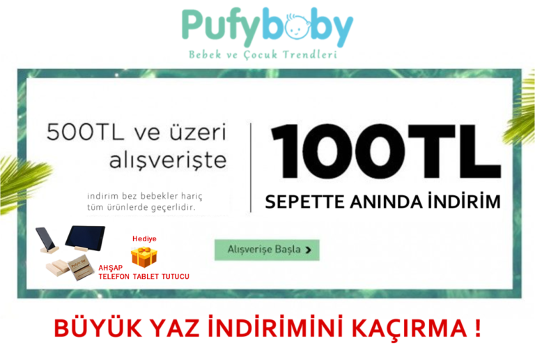 500 TL Alışveriş’e 100 TL Sepette İndirim Çeki Kampanya Şartları ve